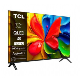 Televisor QLED TCL 32S4K, 32 pulgadas, HD Ready, Smart TV, Google TV, HDR10, Dolby Audio, Bluetooth, WiFi, VA, sin bisel