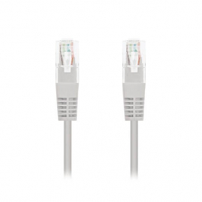 Latiguillo cable red utp cat5e rj45 nanocable 10m gris