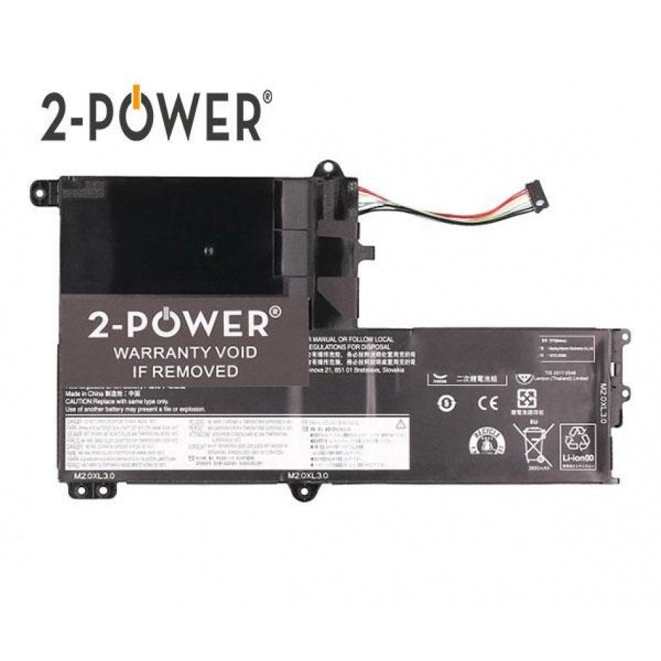 Batería para portátil Lenovo Ideapad 300S 7.4V 4050mAh 2-POWER