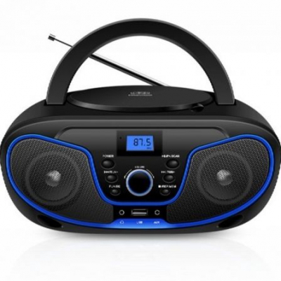 Radio CD Aiwa DW3012/ 4W/ Negro y Azul