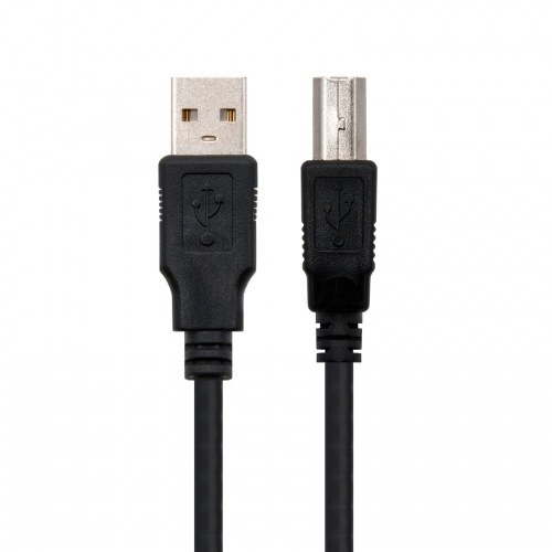 Cable USB 2.0 Tipo A - B 1.8m Negro