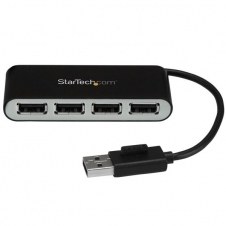 StarTech.com HUB USB 2.0 de 4 Puertos con Cable Integrado