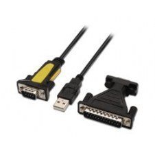 Cable Aisens Usb-a A Rs232 1.8m Negro