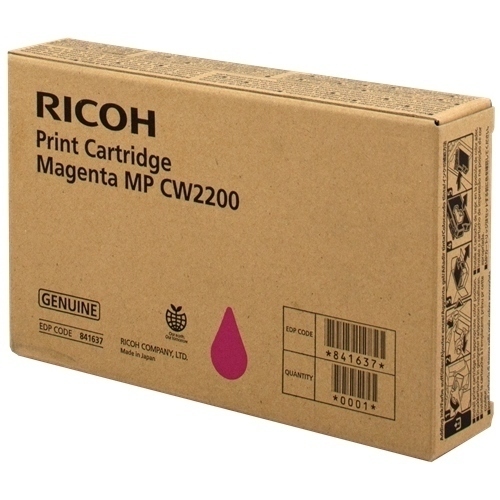 Ricoh Aficio MP-CW2200SP Magenta Cartucho de Tinta Original - 841637/MP CW2200M