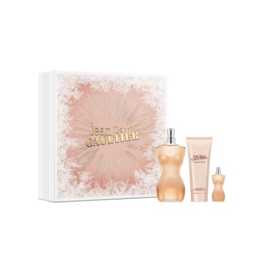 Jean Paul Gaultier Classique Eau De Toilette Spray 100ml Set 3 Piezas Christmas 2023