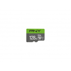 MEMORIA MICROSDXC PNY 128GB ELITE 100MBS CON ADAPTADOR VERDE GRIS P-SDU128V11100EL-GE