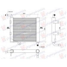 ADDITIONAL RADIATOR 2.0 D DIESEL (275x270x32) (NRF)