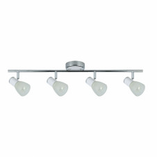 Regleta Cholo 4xe14 Blanco/cromo 16x69,5x10 Cm