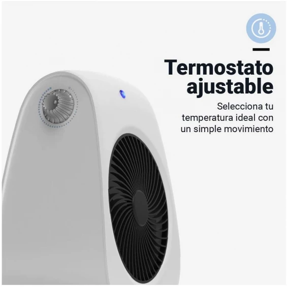 Calefactor termoventilador Universal Blue Bávaro 4020W, 2.000 W, vertical, blanco - imagen 8