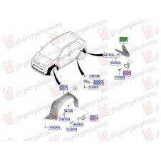 PASARUEDA TRASERA DE PLASTICO (O)