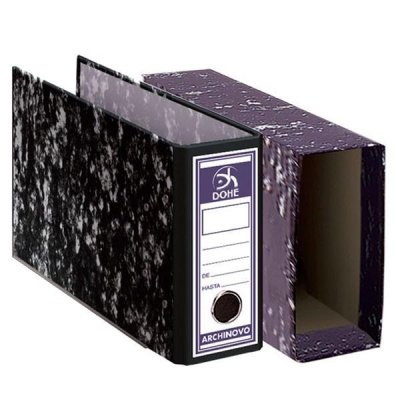 DOHE Caja archivador A-Z sin rado cuarto apaisado