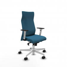 Piqueras y Crespo Albacete direcci?n sincro bali verde petroleo brazos 1D blancos base blanca ruedas 65 nailon