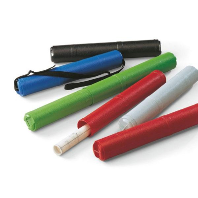 FAIBO Tubo portaplanos extensible diam 65x750mm negro