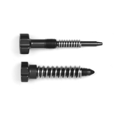 S3 Carburetor Adjuster Screws Idle + Air + Springs Black BL-610-B