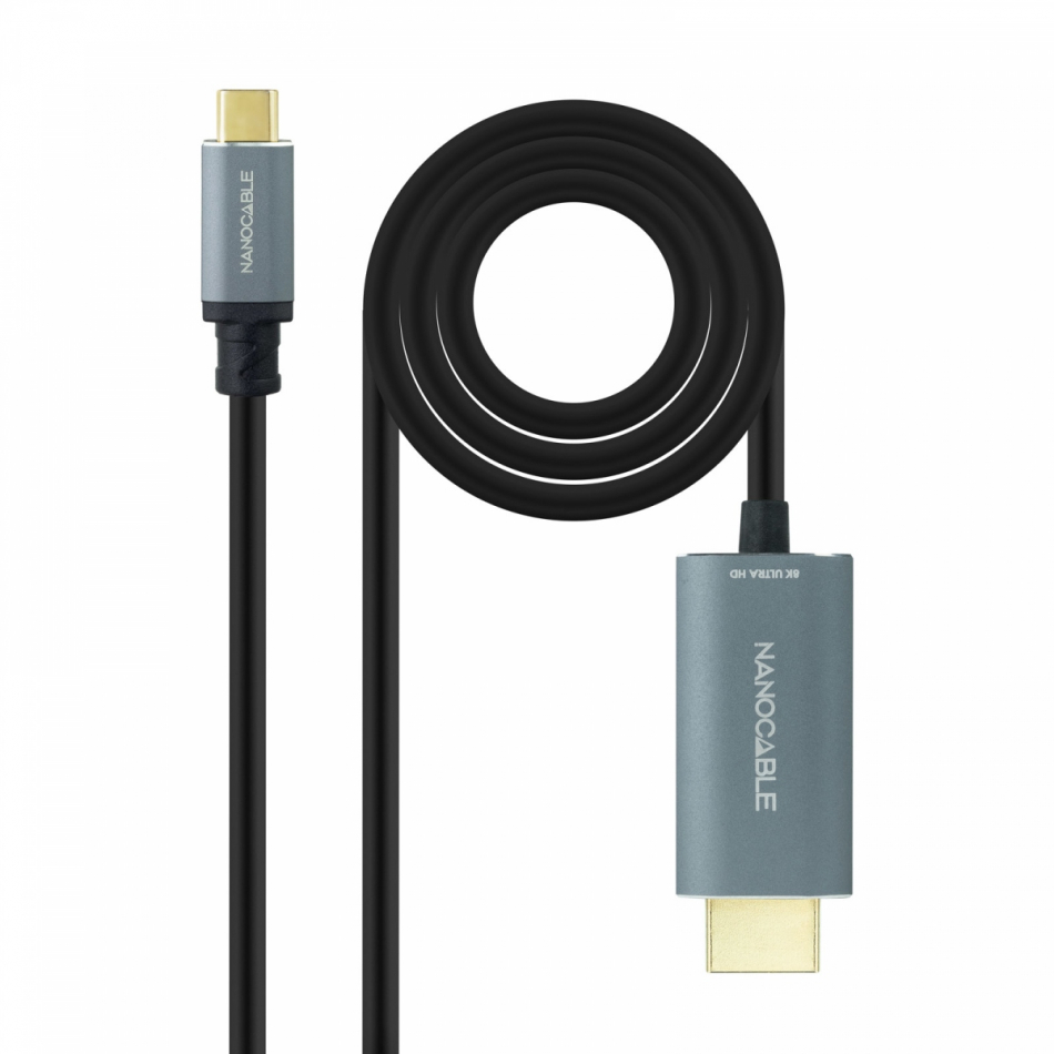 CABLE CONVERSOR USB-C/M A HDMI/M 8K@60HZ 1.8 M