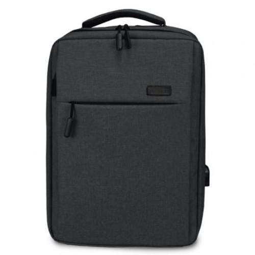 Mochila Subblim Traveller Airpadding Backpack para Portátiles hasta 15.6/ Puerto USB/ Gris