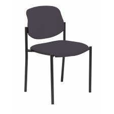Piqueras y Crespo Silla fija Styl bali gris oscuro chasis negro