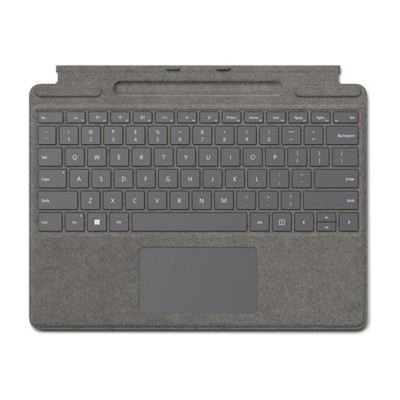 Teclado microsoft surface pro plata ingles