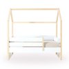 Cama-casita Montessori 70x140 cm madera/blanco · Sogni NB1400-M6012