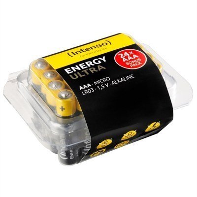 Pack de pilas alcalinas intenso energy ultra aaa lr03 24 unidades