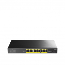 Cudy GS1028PS2 switch Gigabit Ethernet (10/100/1000) Energía sobre Ethernet (PoE) Negro