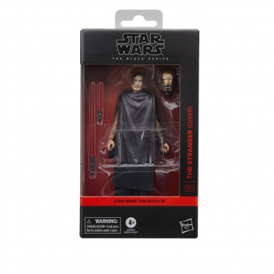 Figura hasbro star wars: the acolyte the black series the stranger (qimir)