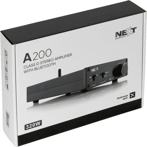 Amplificador Bluetooth 2x160Wmax NEXT A200