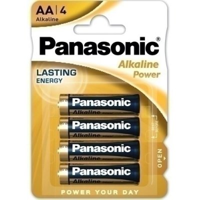 PILAS PANASONIC ALKALINE AA LR06 B/4