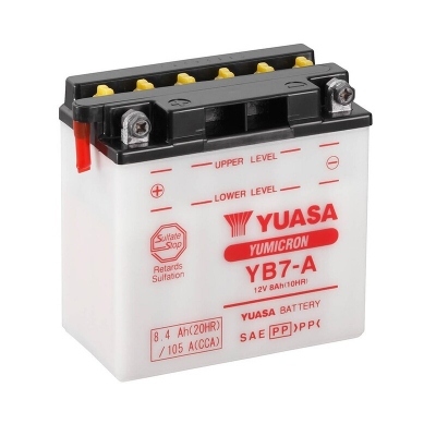 Batería Yuasa YB7-A Combipack (con electrolito) YB7-A (CP)