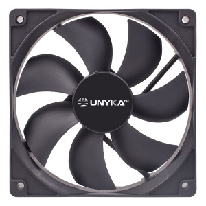 VENTILADOR 12x12cm Negro (3PIN WITH PWM)