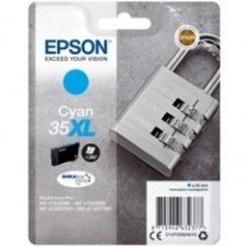 Cartucho tinta epson c13t35924010 cian xl durabrite ultra ink 35xl - 1900 paginas - candado