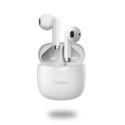 Auriculares coolbox tws - 01 manos libres blancos bluetooth