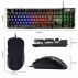 Ewent Teclado + Raton Gaming Negro Pl3201