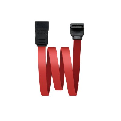 10.18.0202-OEM cable de SATA 0,5 m Negro, Rojo