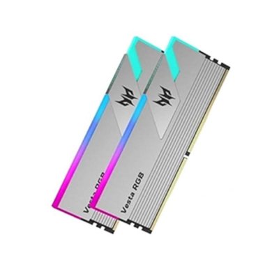 Memoria ram ddr4 16gb 2x8gb acer predator vesta - 3200mhz cl16 silver rgb