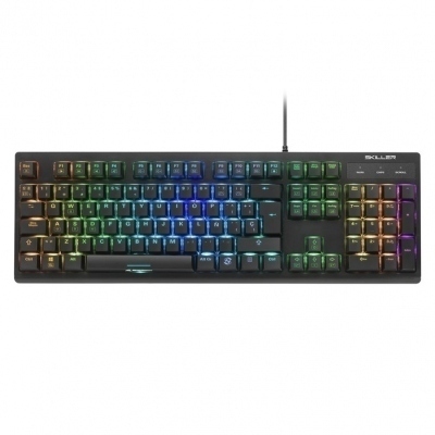 Teclado gaming sharkoon shark skiller sgk30 blue portugues