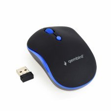 Gembird WIRELESS OPTICAL MOUSE MUSW-4B-03-B 1600DP - Maus ratón Ambidextro RF inalámbrico Í?ptico 1600 DPI