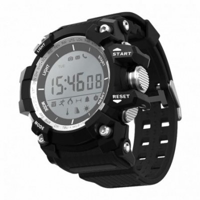 RELOJ INTELIGENTE LEOTEC BLACK MOUNTAIN - PANTALLA LED 2.79CM - ESFERA REDONDA CRISTAL ZAFIRO - INMERSIÓN 30M - NOTIFICACIONES - 1 AÑO BATERÍA