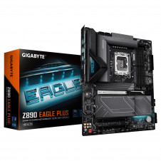 GIGABYTE Z890 EAGLE PLUS Placa Base – Compatible con procesadores Intel Core Ultra (Serie 2), VRM de 14+1+2 fases, hasta 9466 MHz DDR5 (OC), 1x PCIe