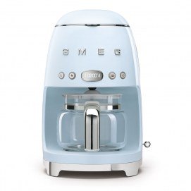 Cafetera de goteo Smeg DCF02PBEU, 1.4 litros, 1050W, azul pastel