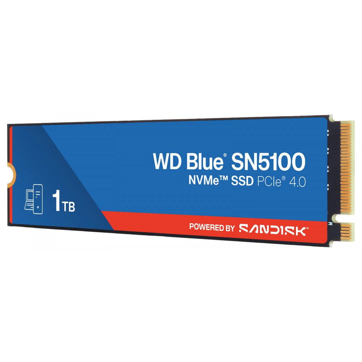 SSD Western Digital - WD Blue SN5100 1 TB M.2 PCI Express 4.0 NVMe QLC 3D NAND