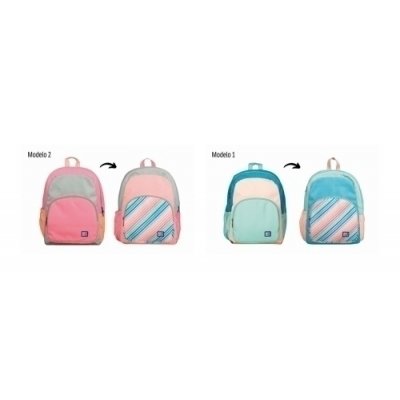 MOCHILA OXFORD COLOR BLOCK REVERSIBLE