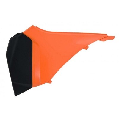 RACETECH Left Air Box Cover Orange/Black KTM R-FIKTMARSX11