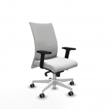 Piqueras y Crespo Albacete confidente sincro bali blanco brazos 2D base blanca ruedas 65mm engomadas