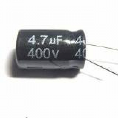 Condensador Electrolítico RADIAL 4,7uF 400Vdc 105ºC