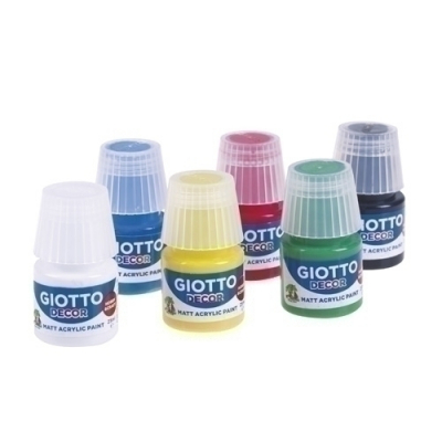 PINTURA ACRIL.GIOTTO 25 ml SURTIDO E.6 - Color no elegible