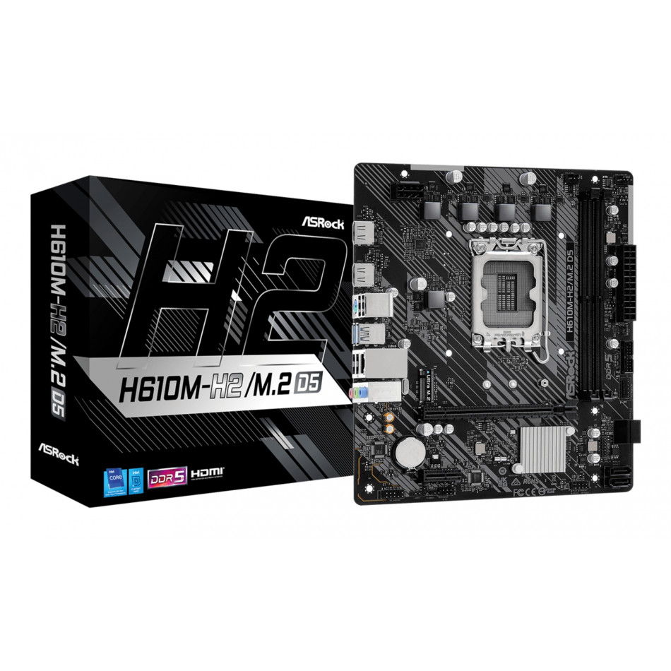 H610M-H2/M.2 D5 Intel H610 LGA 1700 micro ATX