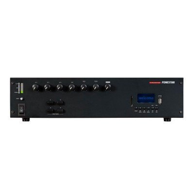 Amplificador PA 600Wrms 4Zonas BT/USB/SD/FM 3MIC/LINE 1AUX FONESTAR