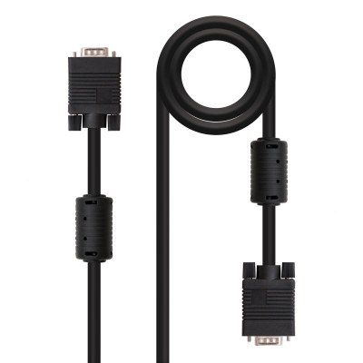 Nanocable CABLE SVGA CON FERRITA, HDB15/M-HDB15/M, 1.8 M
