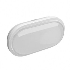 Plafón Iglux OVAL15PIR-NB/ Ovalado/ Ø215 x 115mm/ Potencia 15W/ 4000ºK/ Blanco